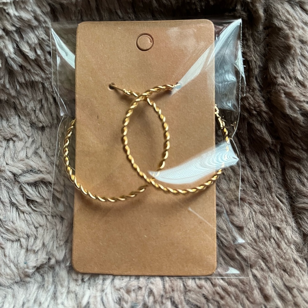5/$25 Gold Hoop Earrings